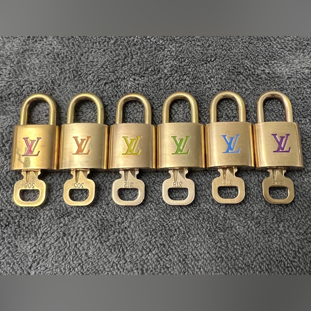 Authentic Louis Vuitton Lock and Key - pick a rainbow color!